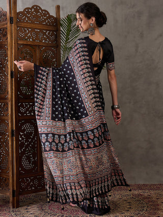 Aarohi Premium Semi Modal Saree for Festive Wear ClothsVilla