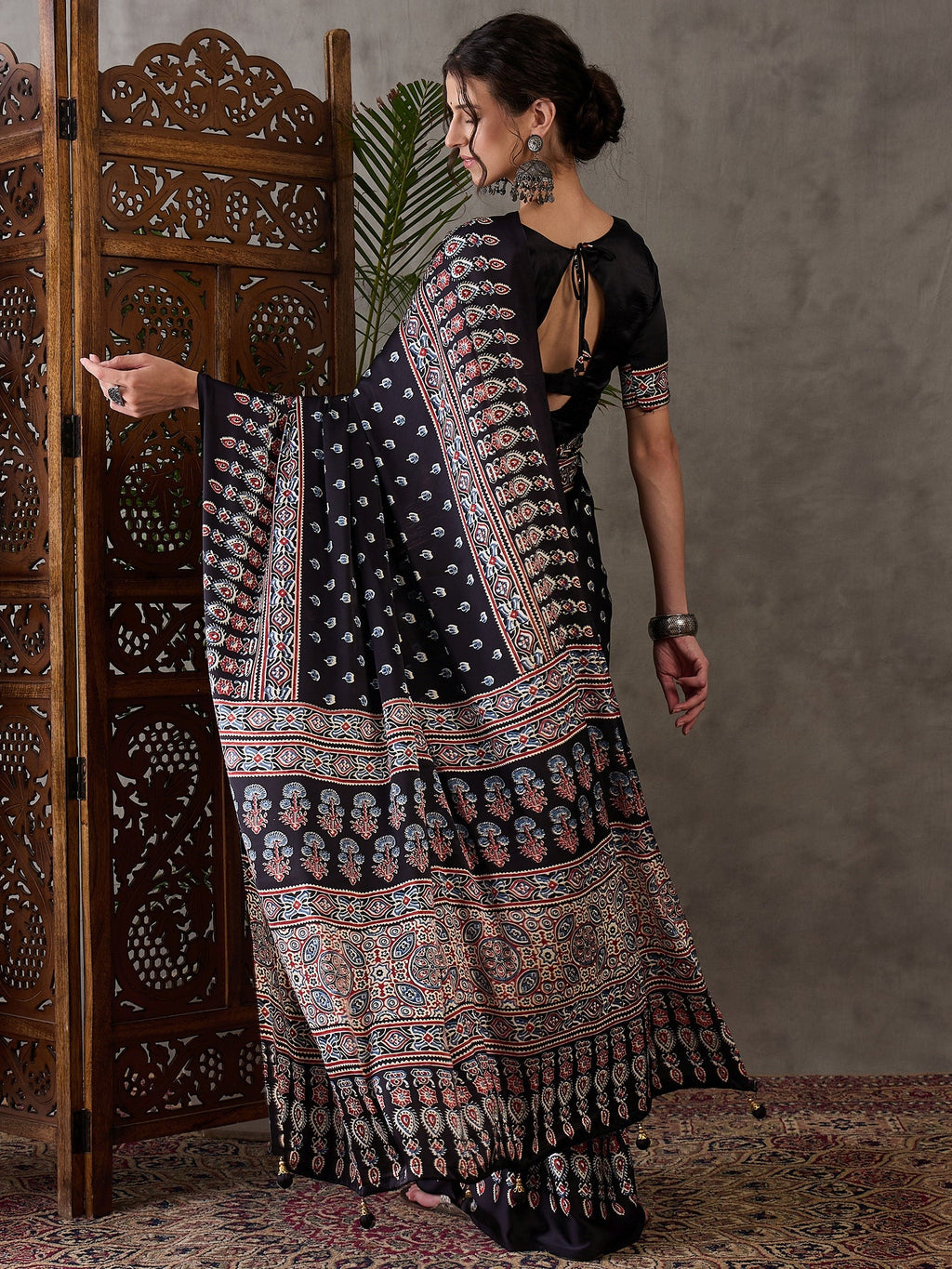 Aarohi Premium Semi Modal Saree for Festive Wear ClothsVilla