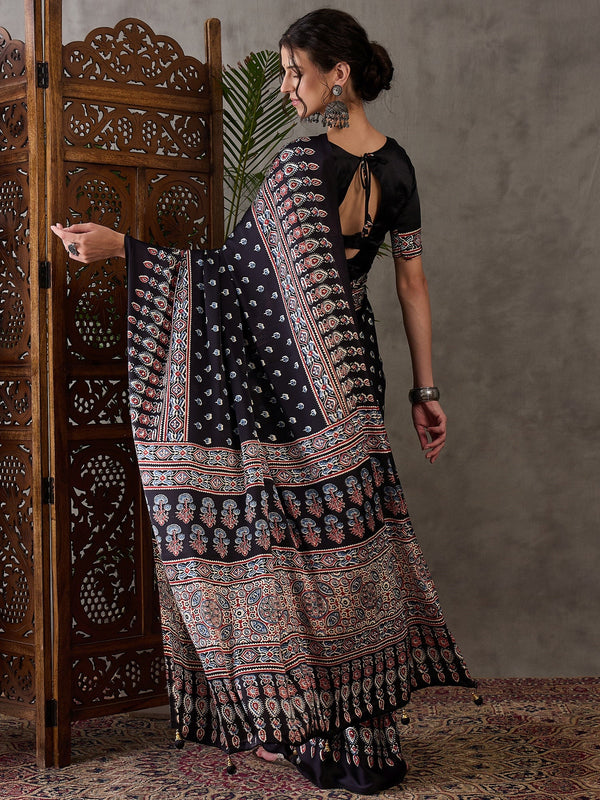 Aarohi Premium Semi Modal Saree for Festive Wear ClothsVilla