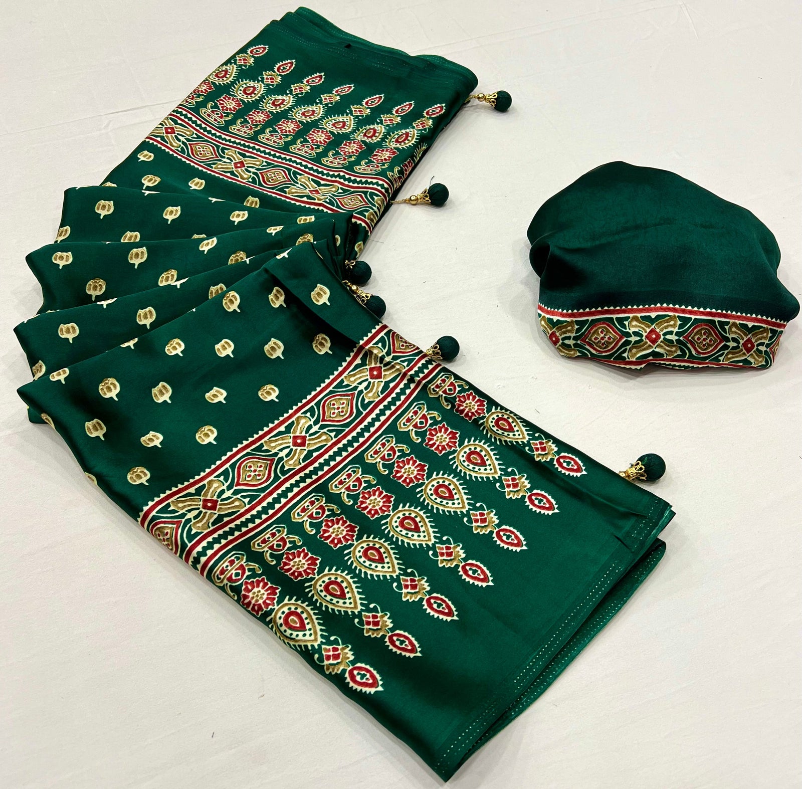 Aarohi Premium Semi Modal Saree for Festive Wear ClothsVilla