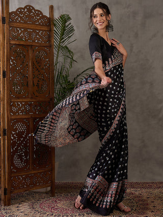 Aarohi Premium Semi Modal Saree for Festive Wear ClothsVilla