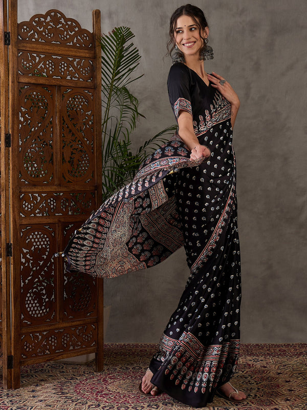 Aarohi Premium Semi Modal Saree for Festive Wear ClothsVilla