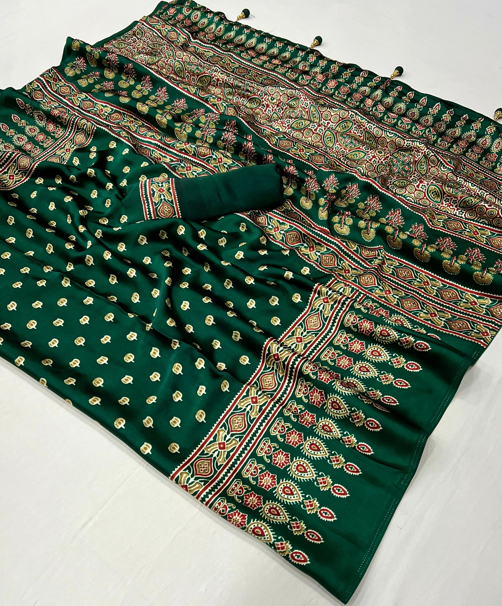 Aarohi Premium Semi Modal Saree for Festive Wear ClothsVilla