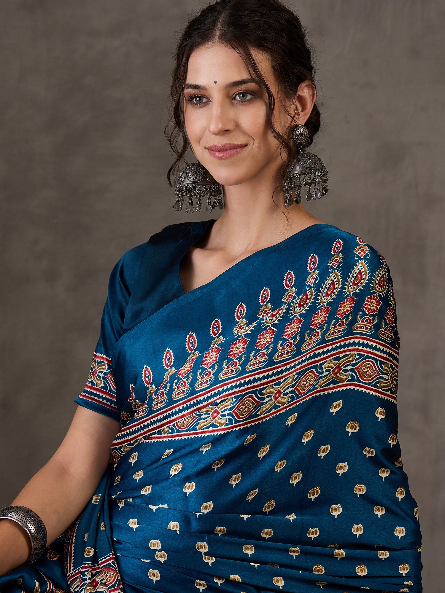 Aarohi Premium Semi Modal Saree for Festive Wear ClothsVilla