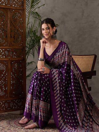 Aarohi Premium Semi Modal Saree for Festive Wear ClothsVilla
