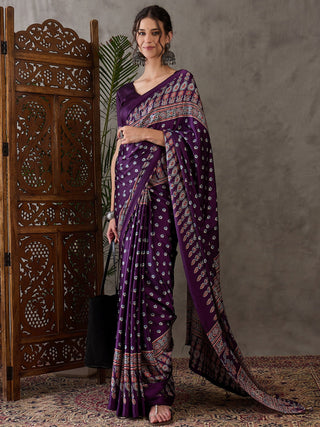 Aarohi Premium Semi Modal Saree for Festive Wear ClothsVilla