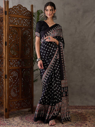 Aarohi Premium Semi Modal Saree for Festive Wear ClothsVilla