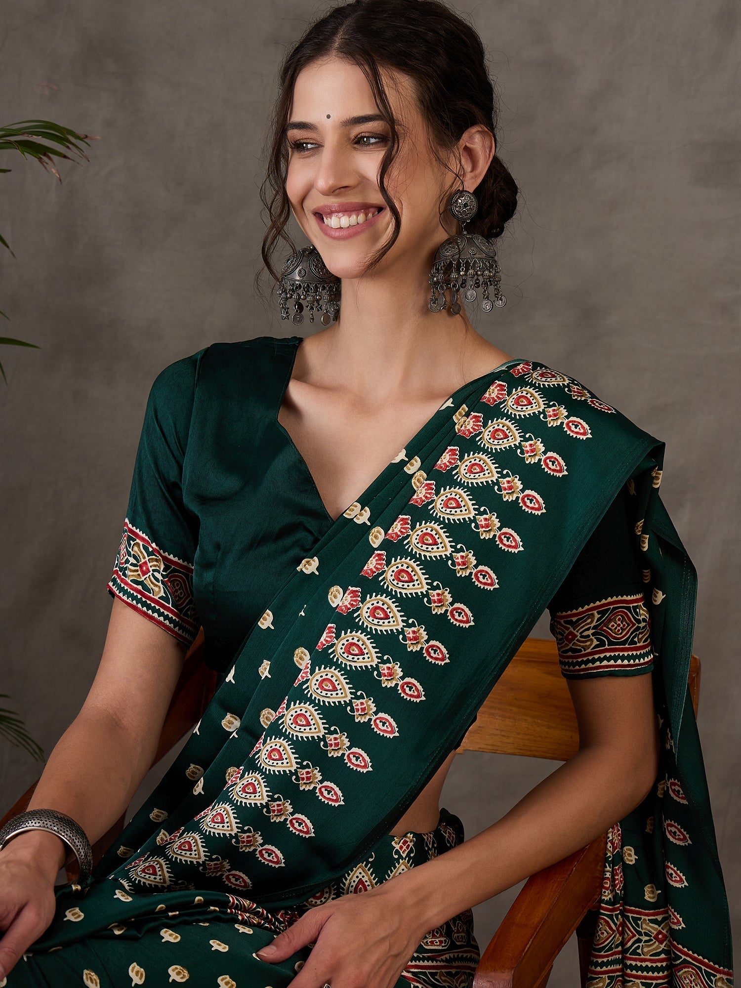 Aarohi Premium Semi Modal Saree for Festive Wear ClothsVilla