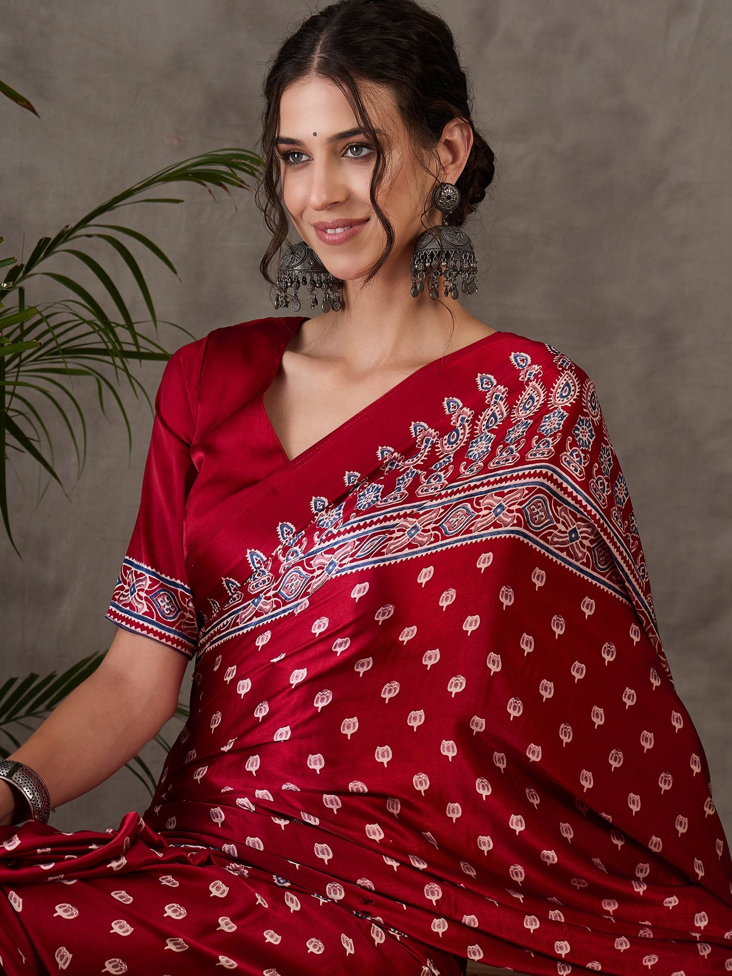 Aarohi Premium Semi Modal Saree for Festive Wear ClothsVilla