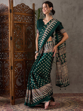 Aarohi Premium Semi Modal Saree for Festive Wear ClothsVilla
