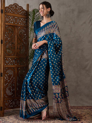 Aarohi Premium Semi Modal Saree for Festive Wear ClothsVilla