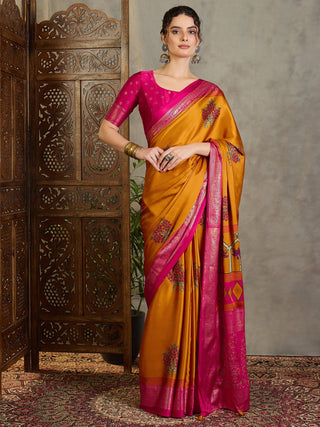 Aavira Classic Semi Modal Saree for Traditional Functions ClothsVilla