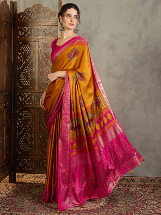 Aavira Classic Semi Modal Saree for Traditional Functions ClothsVilla