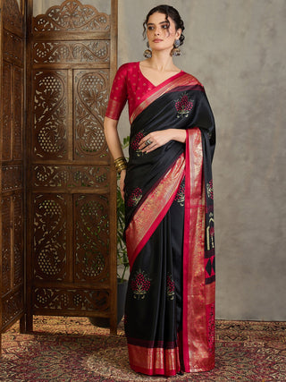 Aavira Classic Semi Modal Saree for Traditional Functions ClothsVilla