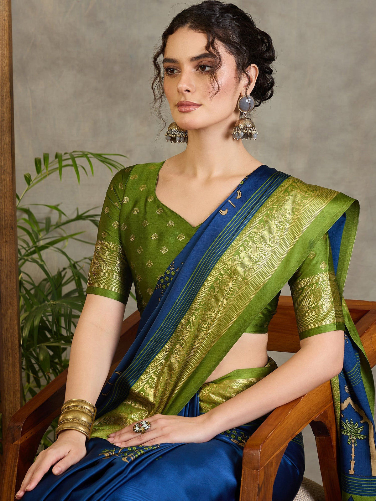 Aavira Classic Semi Modal Saree for Traditional Functions ClothsVilla