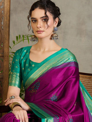 Aavira Classic Semi Modal Saree for Traditional Functions ClothsVilla
