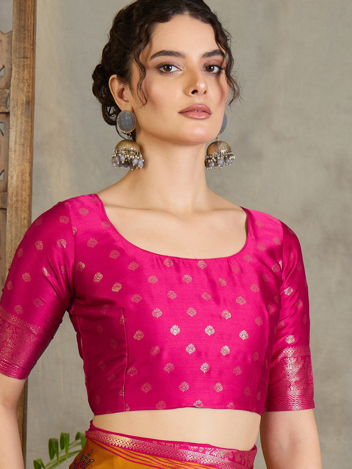 Aavira Classic Semi Modal Saree for Traditional Functions ClothsVilla