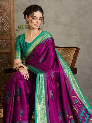 Aavira Classic Semi Modal Saree for Traditional Functions ClothsVilla
