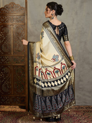 Aavira Classic Semi Modal Saree for Traditional Functions ClothsVilla