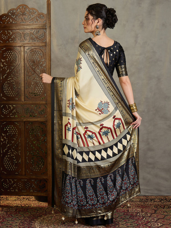 Aavira Classic Semi Modal Saree for Traditional Functions ClothsVilla