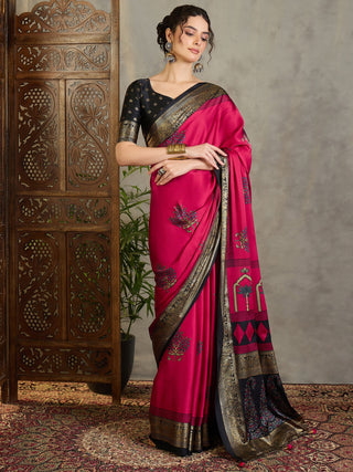 Aavira Classic Semi Modal Saree for Traditional Functions ClothsVilla