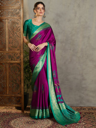 Aavira Classic Semi Modal Saree for Traditional Functions ClothsVilla
