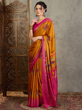 Aavira Classic Semi Modal Saree for Traditional Functions ClothsVilla
