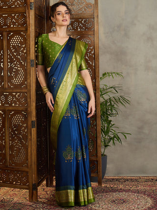 Aavira Classic Semi Modal Saree for Traditional Functions ClothsVilla