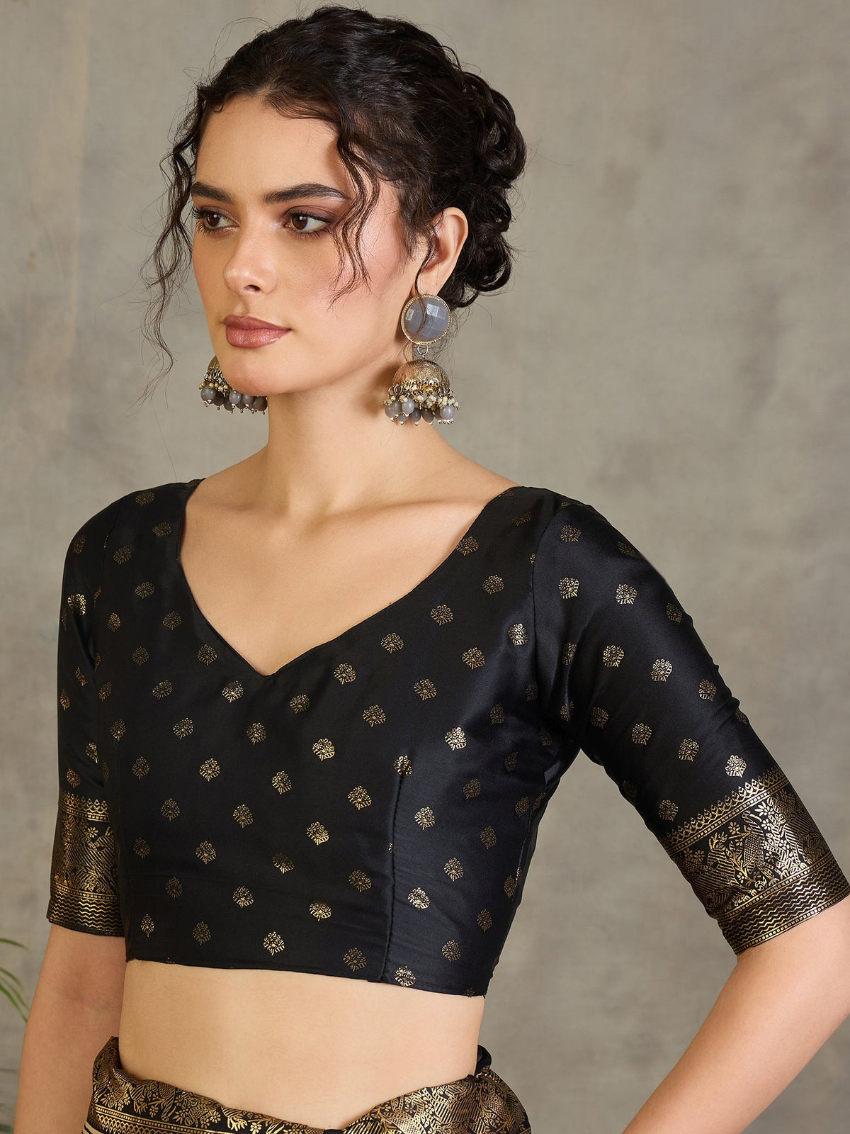 Aavira Classic Semi Modal Saree for Traditional Functions ClothsVilla
