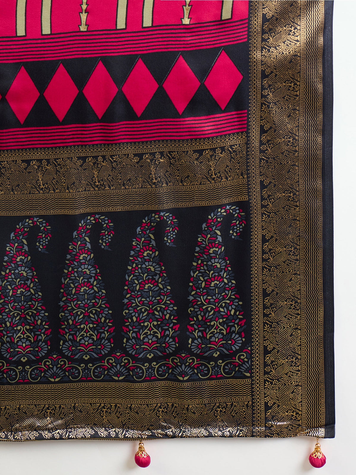 Aavira Classic Semi Modal Saree for Traditional Functions ClothsVilla