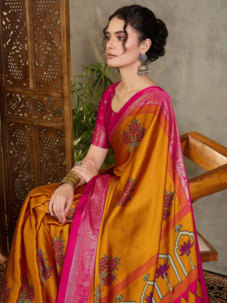 Aavira Classic Semi Modal Saree for Traditional Functions ClothsVilla