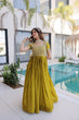 Load image into Gallery viewer, Anarkali Gown with Sequins, Zari Work ClothsVilla
