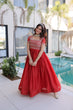 Load image into Gallery viewer, Anarkali Gown with Sequins, Zari Work ClothsVilla