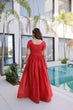 Load image into Gallery viewer, Anarkali Gown with Sequins, Zari Work ClothsVilla