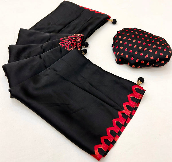 Anvaya Stylish Semi Modal Saree for Party & Festive Wear ClothsVilla