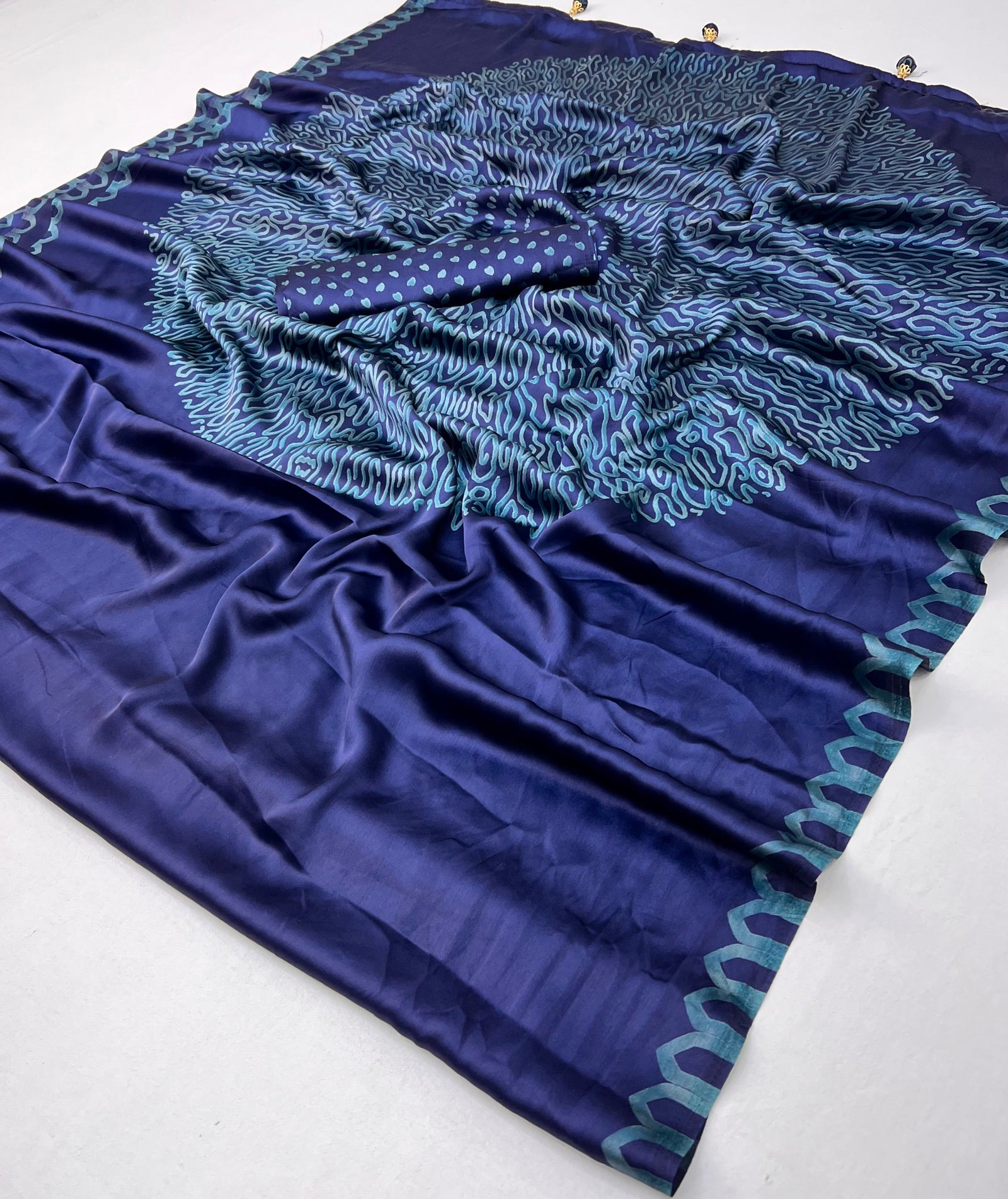 Anvaya Stylish Semi Modal Saree for Party & Festive Wear ClothsVilla