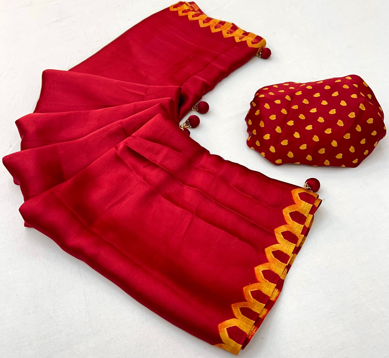 Anvaya Stylish Semi Modal Saree for Party & Festive Wear ClothsVilla