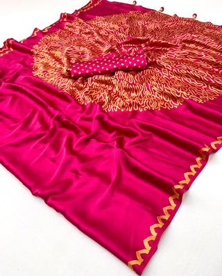 Anvaya Stylish Semi Modal Saree for Party & Festive Wear ClothsVilla