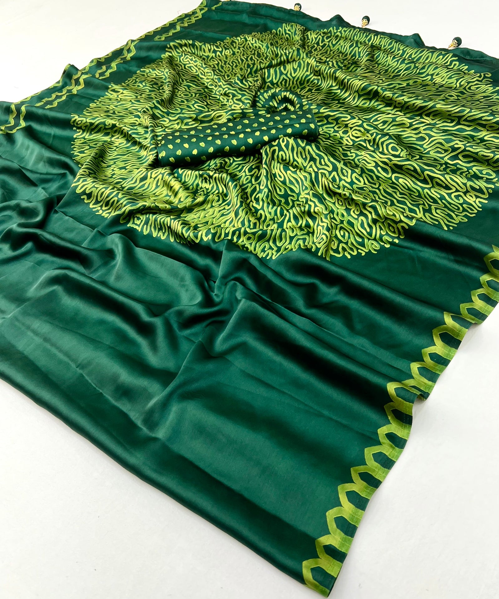 Anvaya Stylish Semi Modal Saree for Party & Festive Wear ClothsVilla