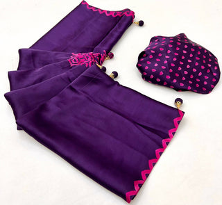Anvaya Stylish Semi Modal Saree for Party & Festive Wear ClothsVilla