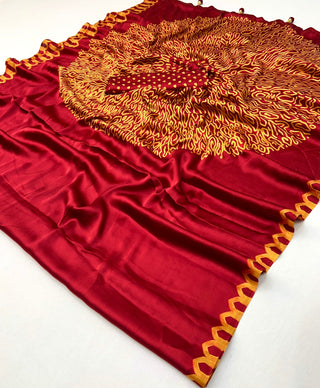 Anvaya Stylish Semi Modal Saree for Party & Festive Wear ClothsVilla