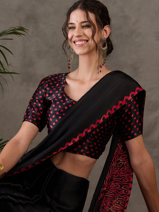Anvaya Stylish Semi Modal Saree for Party & Festive Wear ClothsVilla