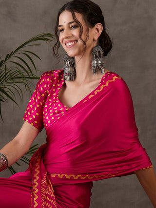 Anvaya Stylish Semi Modal Saree for Party & Festive Wear ClothsVilla
