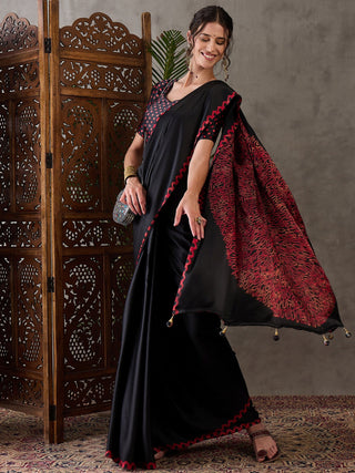Anvaya Stylish Semi Modal Saree for Party & Festive Wear ClothsVilla