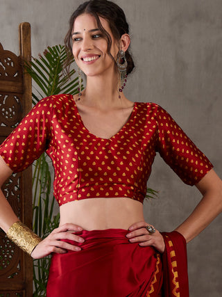 Anvaya Stylish Semi Modal Saree for Party & Festive Wear ClothsVilla