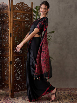 Anvaya Stylish Semi Modal Saree for Party & Festive Wear ClothsVilla