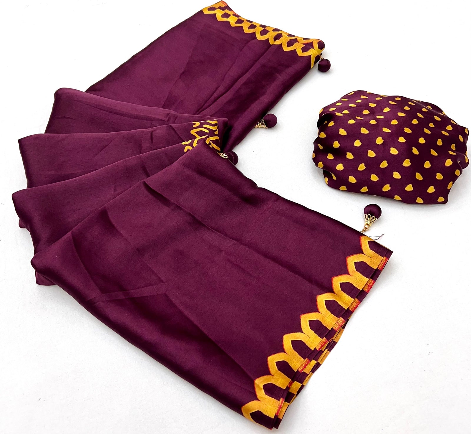 Anvaya Stylish Semi Modal Saree for Party & Festive Wear ClothsVilla