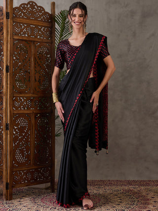 Anvaya Stylish Semi Modal Saree for Party & Festive Wear ClothsVilla