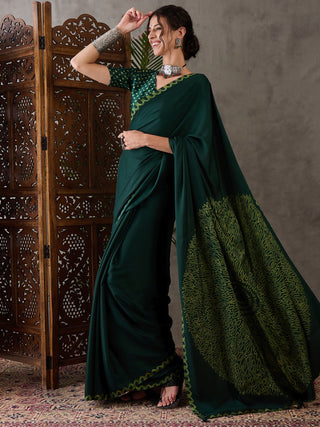 Anvaya Stylish Semi Modal Saree for Party & Festive Wear ClothsVilla