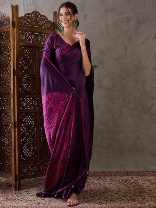 Anvaya Stylish Semi Modal Saree for Party & Festive Wear ClothsVilla